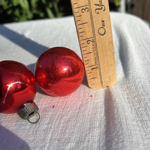 Vtg Shiny Brite Glass Christmas Tree Ornaments 12 USA made. - Picture 12 of 17